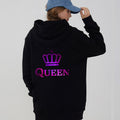 KING QUEEN Couple Hoodie – Ansicht 3