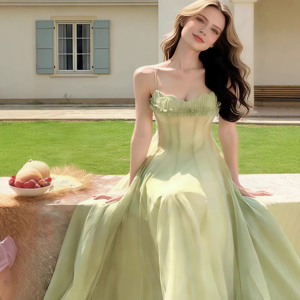 Französisches Slip-Kleid aus Mesh