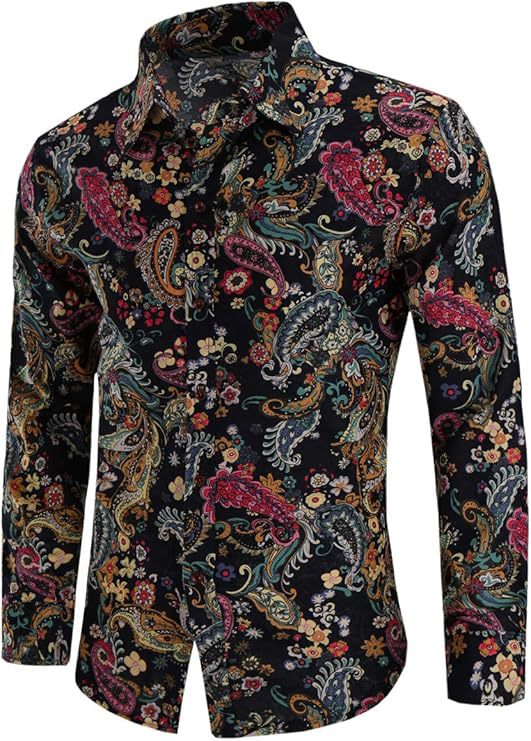 Herren Langarmhemd "Beach Floral" – Bild 9 | LuxeStyle