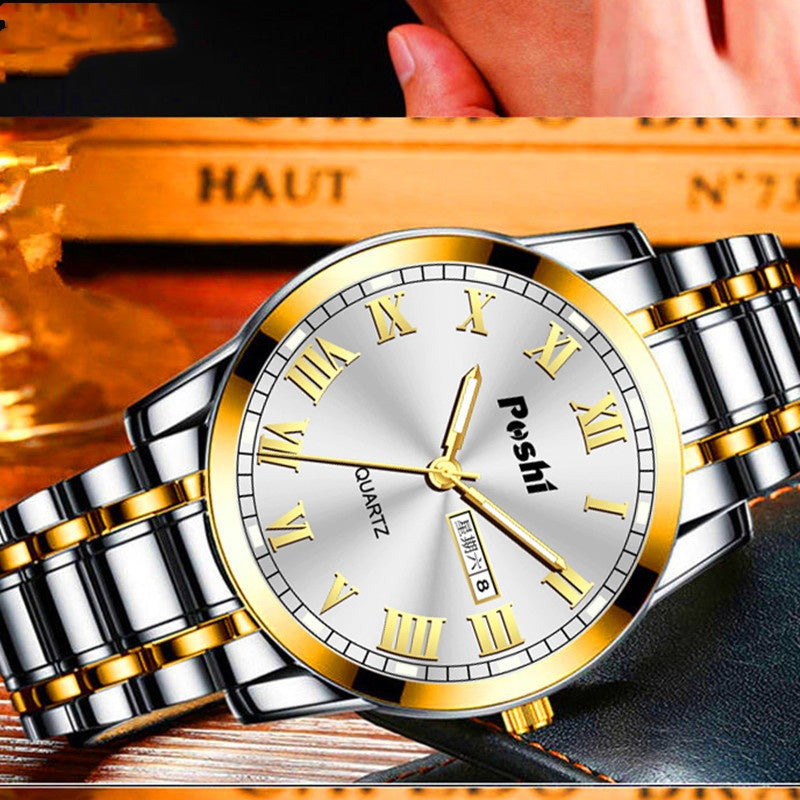 Herrenuhr Stahlband, Leuchtend, Wasserdicht – Bild 10 | LuxeStyle