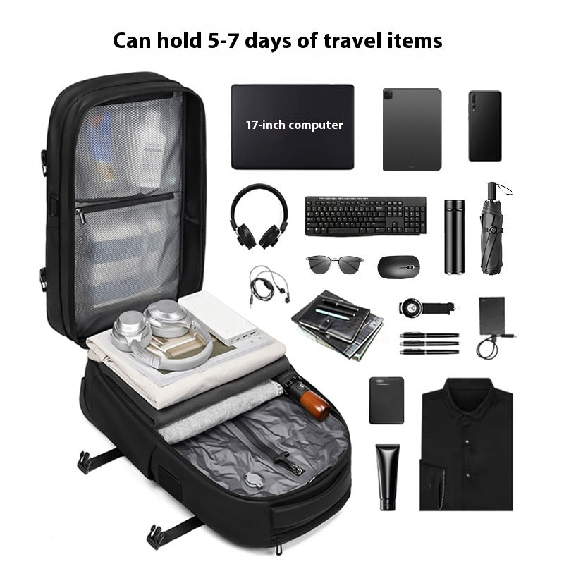 Vielseitiger Trolley Rucksack für Geschäftsreisen – Bild 3 | LuxeStyle