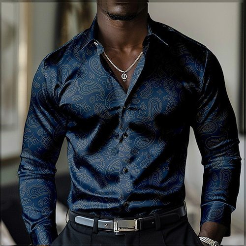 Lässiges 3D-Punktmuster Langarm-Shirt – Bild 6 | LuxeStyle