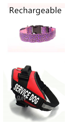 LED-Halsband für Hunde – Leopard-Muster