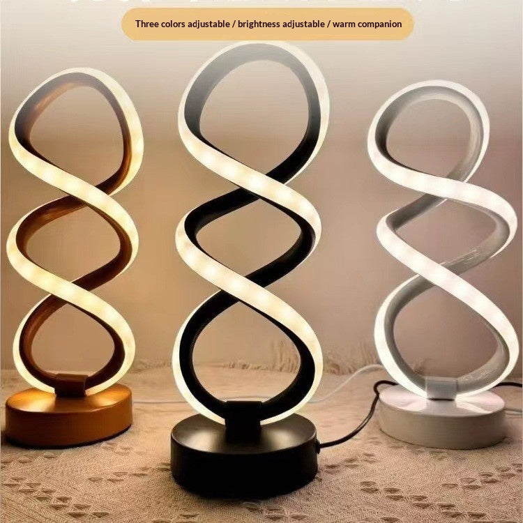 Doppelspirale LED-Nachtlicht – Bild 7 | LuxeStyle