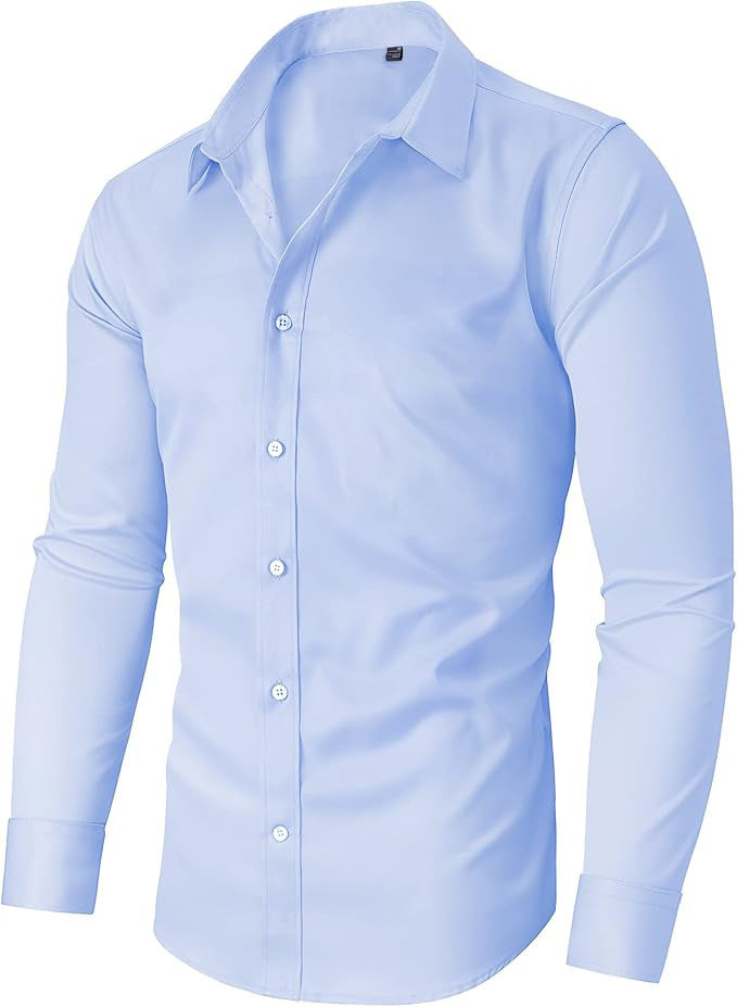 Businesshemd bügelfrei mit Stretch – Bild 10 | LuxeStyle