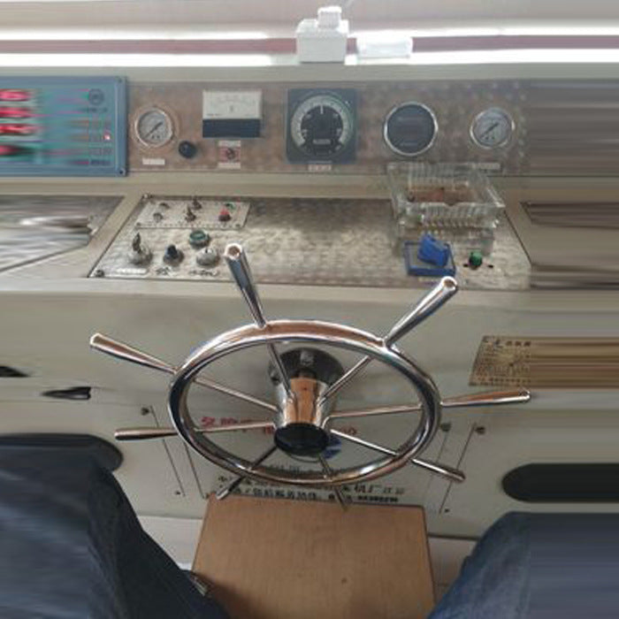 Steuerungsrad aus Edelstahl 400 mm – Bild 5 | LuxeStyle
