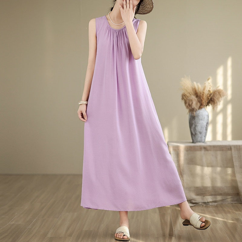 Florales Strandkleid für den Sommer