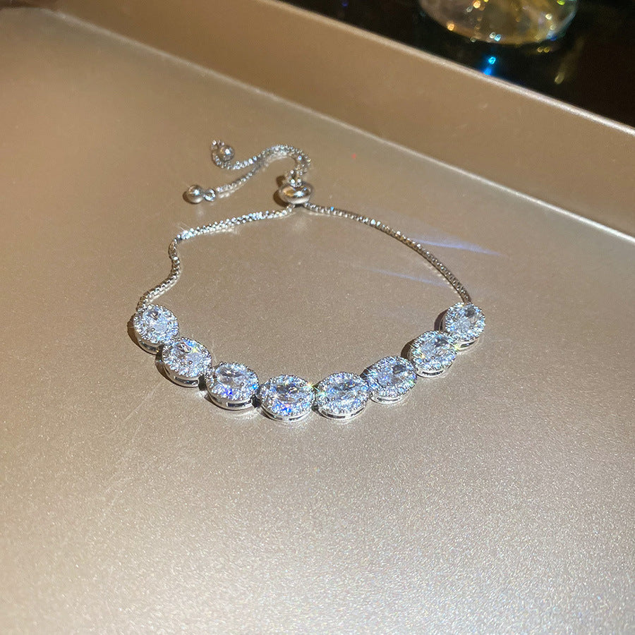 Gold-Edelstein-Blume-Klips-Armband – Bild 5 | LuxeStyle