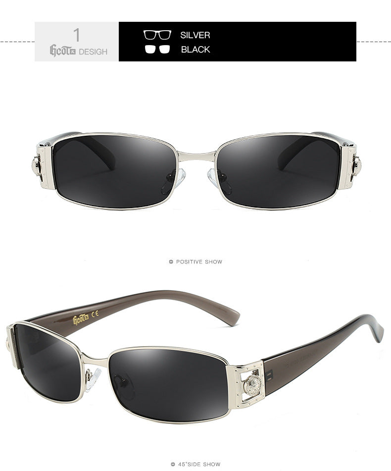 Vintage Sonnenbrille mit quadratischem Rahmen – Bild 1 | LuxeStyle