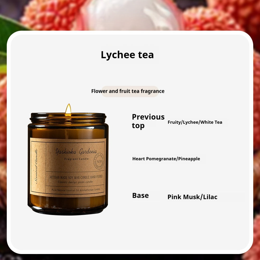 Rauchfreie Sojawachskerze – Geschenk für Aromatherapie