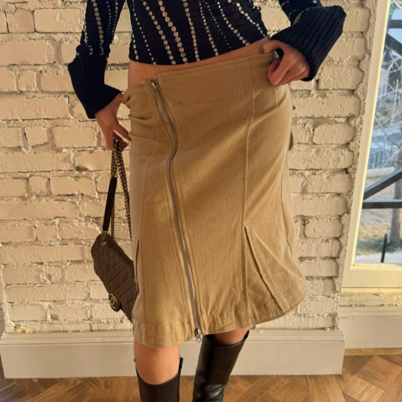 Eleganter Fishtail-Rock im Retro-Stil