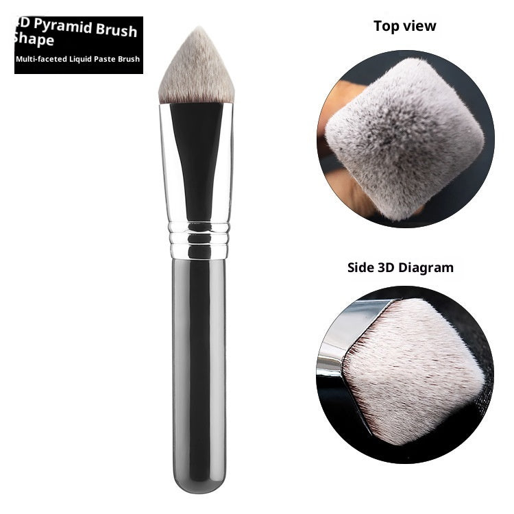 3D/4D Pyramid Contour Puder-Foundation Pinsel