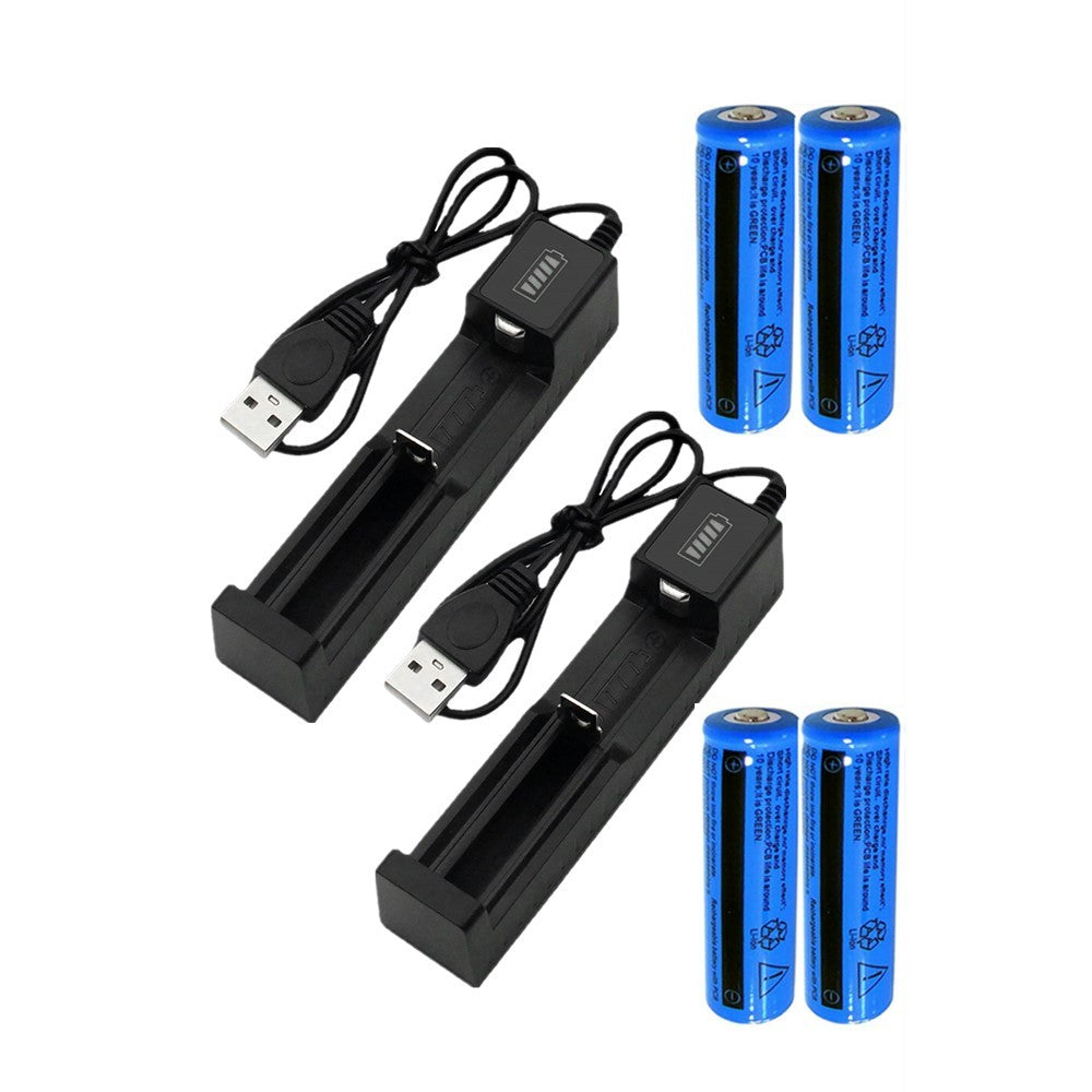 Li-ion Akku & USB-Ladegerät Set 3000mAh