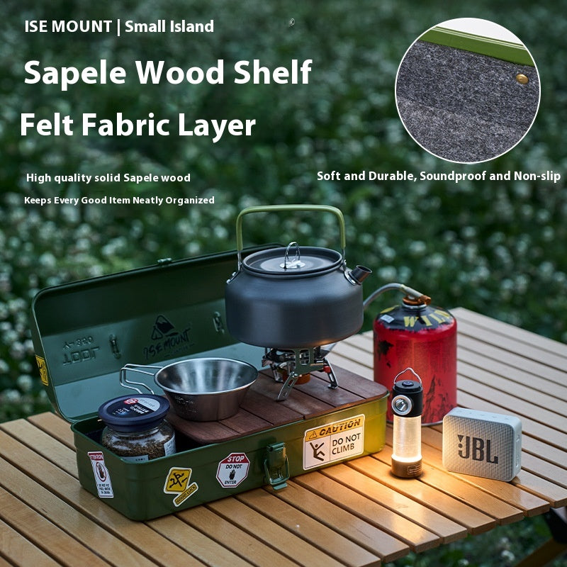 Outdoor Camping Werkzeugkiste mit Stickern – Bild 8 | LuxeStyle