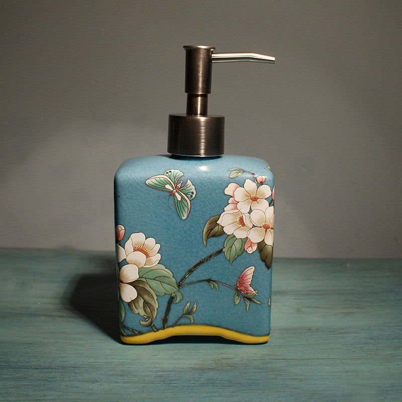 Keramik-Lotion-Spender im China-Stil