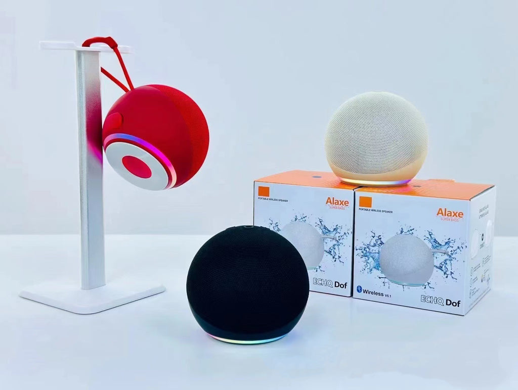Kompakter Stoff-Mini-Lautsprecher mit Subwoofer