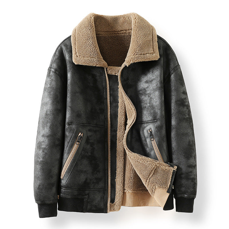Fleece-gefütterte Herrenjacke