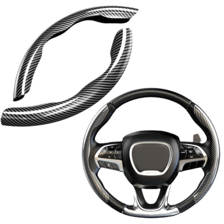 Lenkradbezug Carbon-Muster 2er-Set