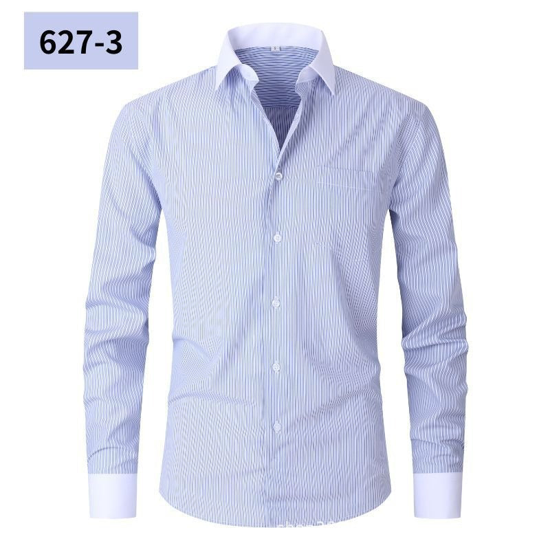 Gestreiftes Slim Fit Hemd für Herren – Bild 17 | LuxeStyle