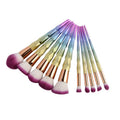 Kosmetikpinsel-Set 10 Stück | LuxeStyle