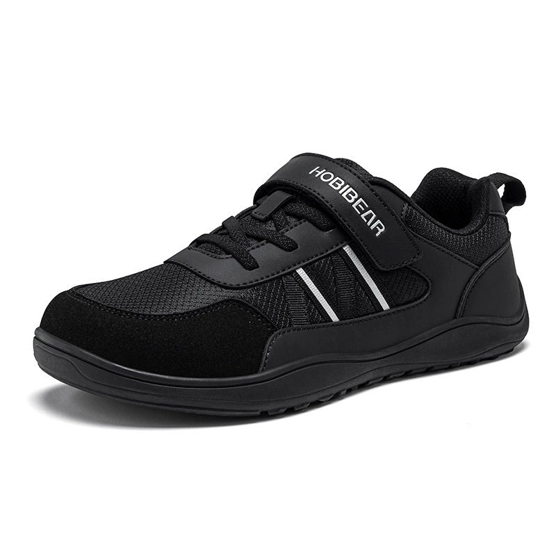 Kinder Sportschuhe mit breiter Zehenbox und Klettverschluss