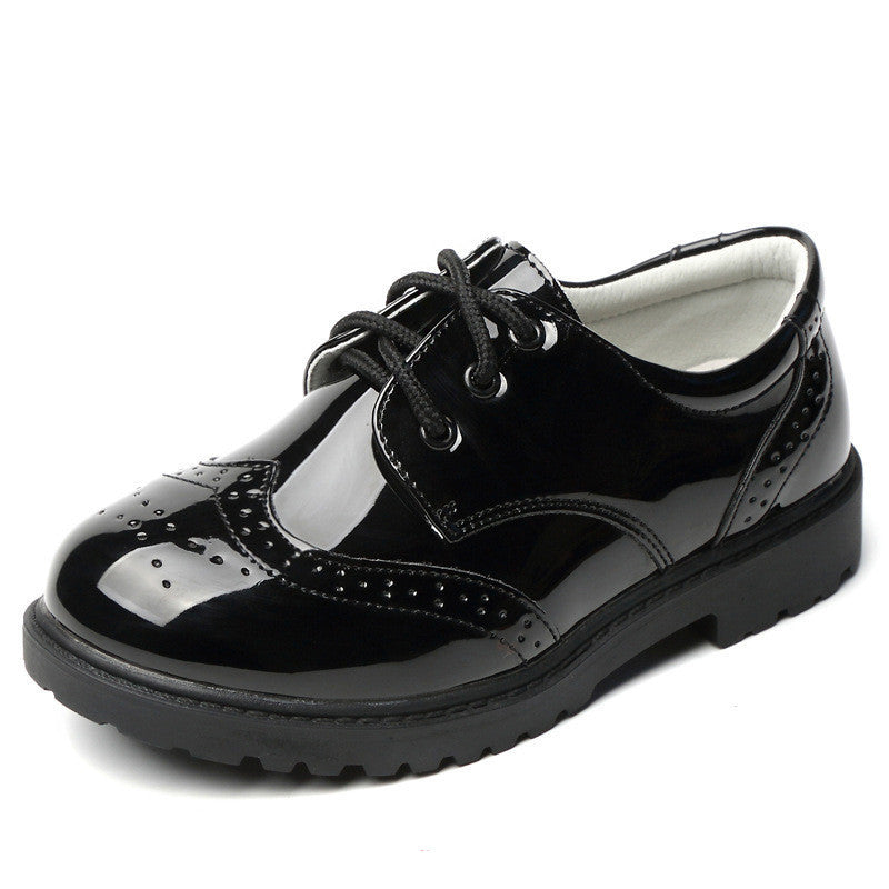 Leder-Halbschuhe für Jungen