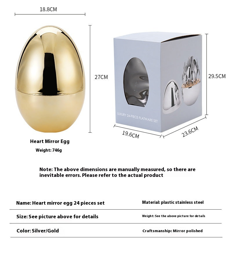 24-teiliges Besteck-Set aus Edelstahl | LuxeStyle