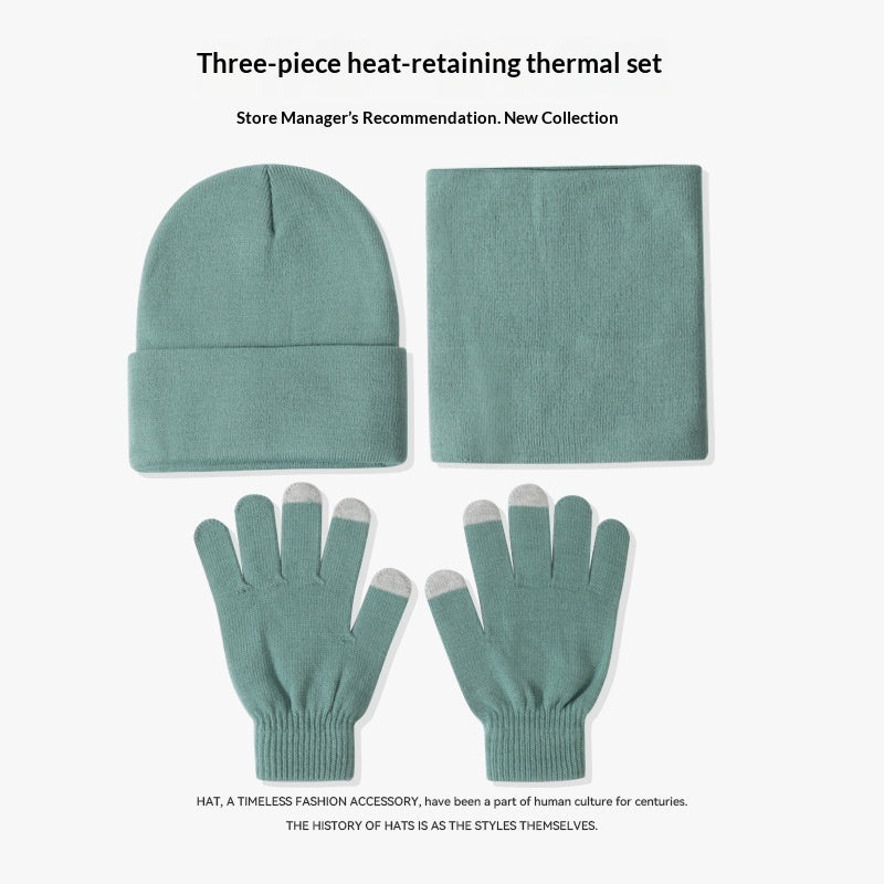 Dreiteiliges Winter-Set: Mütze, Schal, Handschuhe – Bild 6 | LuxeStyle