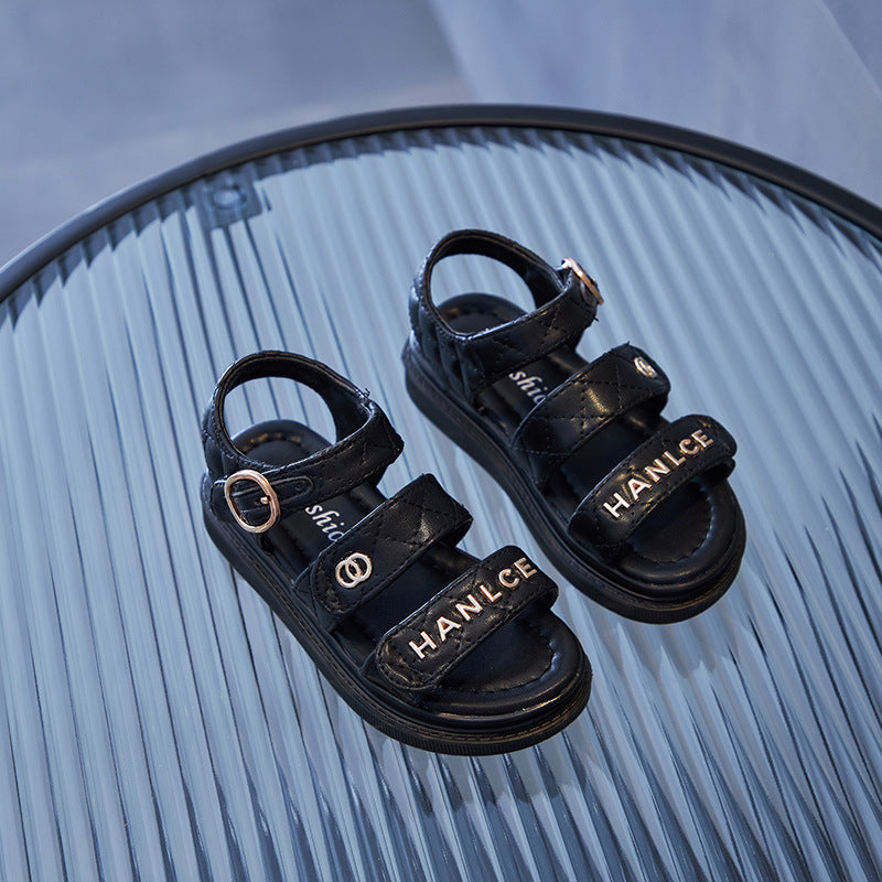 Mädchen Sandalen mit weicher Sohle und Buchstaben – Bild 5 | LuxeStyle