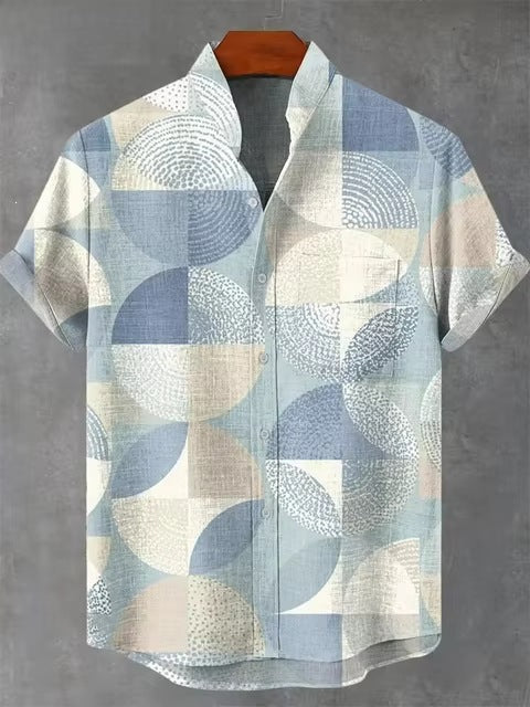 Retro-Herren-Shirt mit 3D-Druck