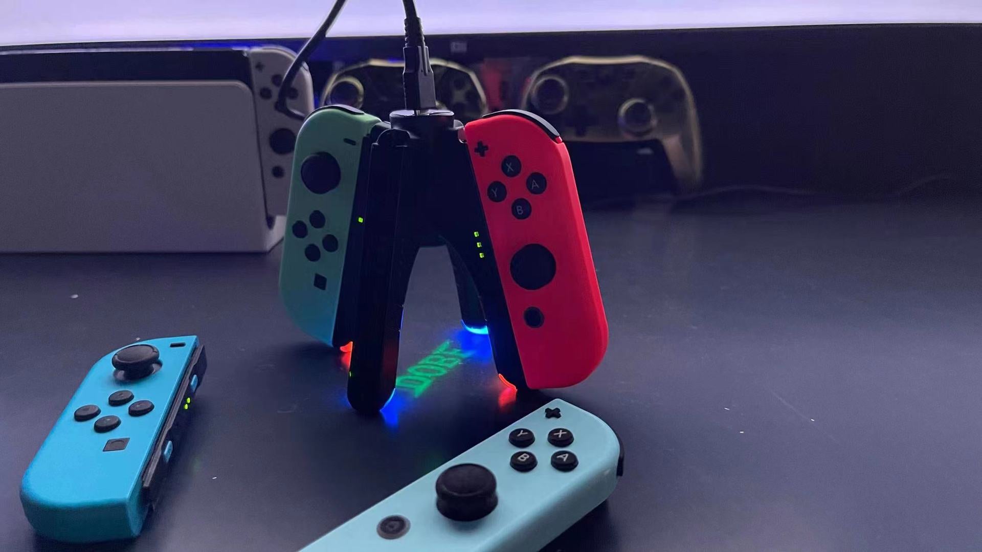 4-in-1 Ladestation für Switch Joy-Cons