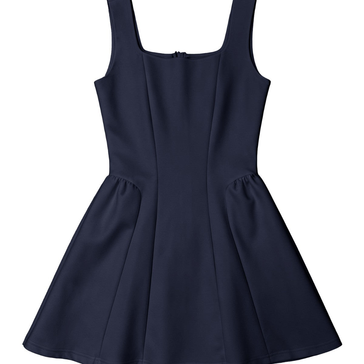 A-Linien Trägerkleid mit Taillenschnürung