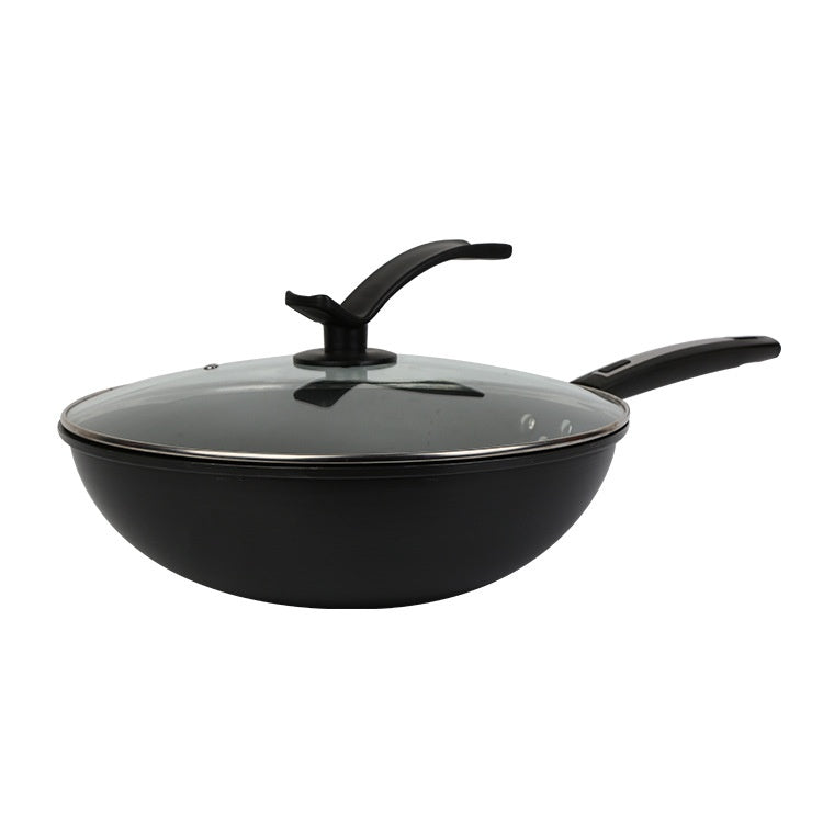 Feuerfester Wok aus Gusseisen