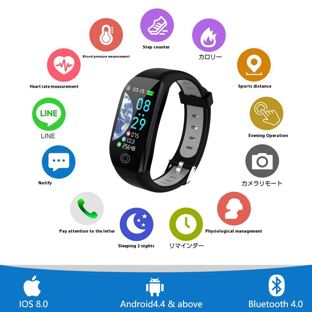 F21 Smart-Armband mit Farbdisplay