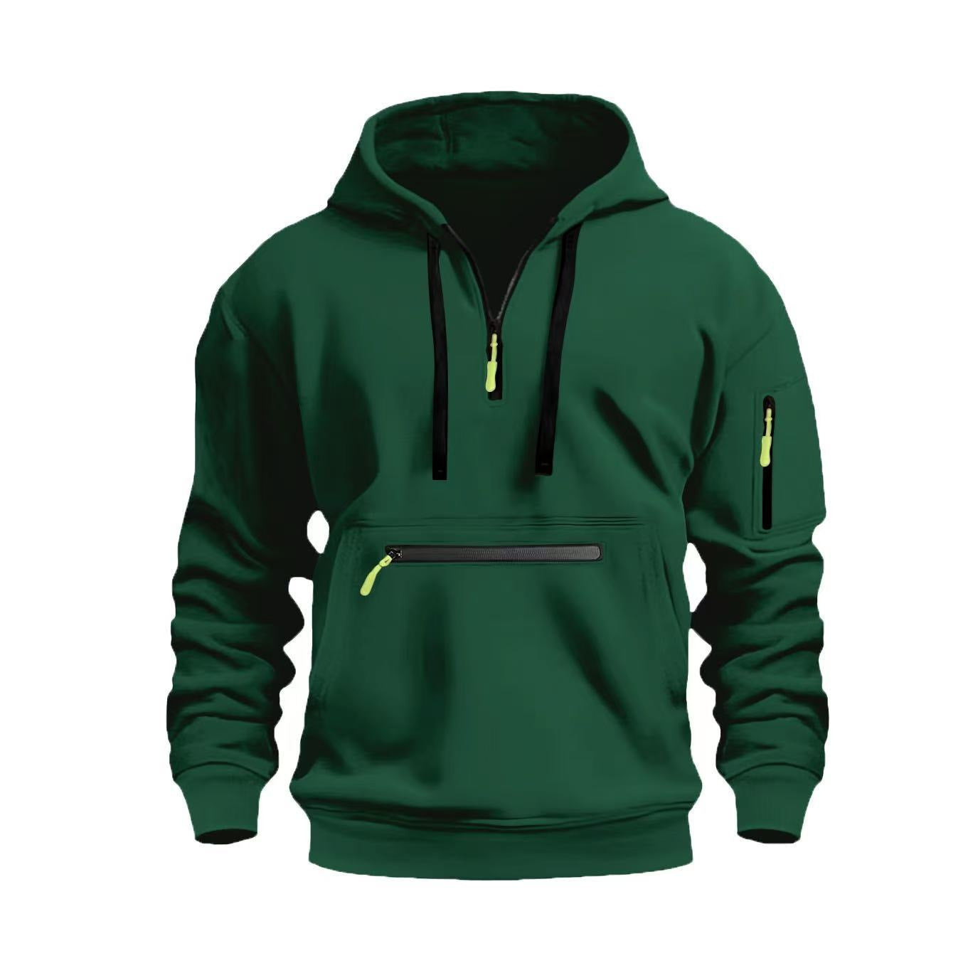 Wasserdichter Kapuzenpullover mit Reissverschluss