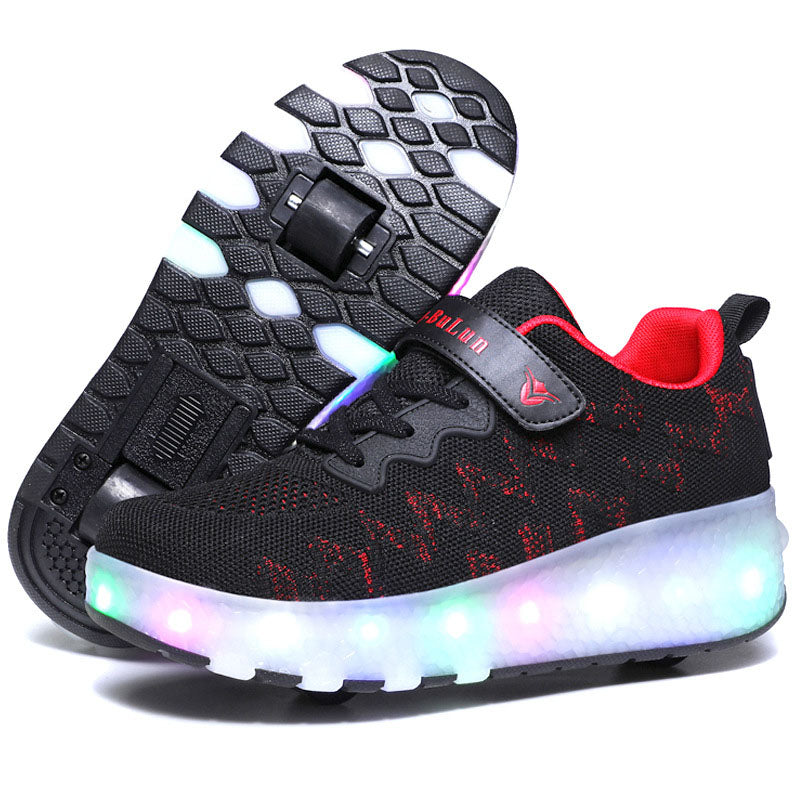 Kinder-Lauflernschuhe mit LED-Licht