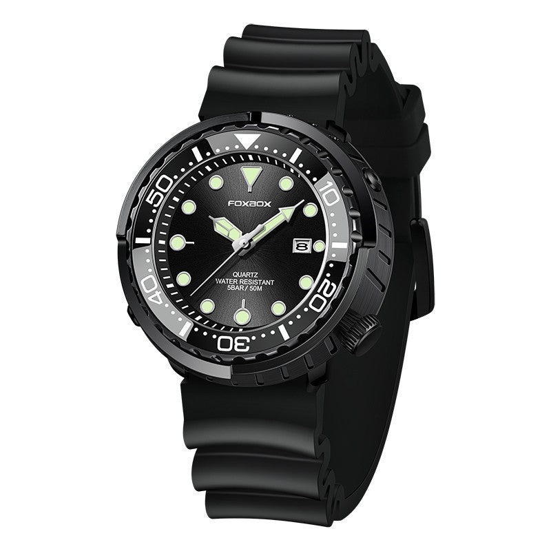 Herren Quarz-Armbanduhr mit Kalender – Bild 3 | LuxeStyle