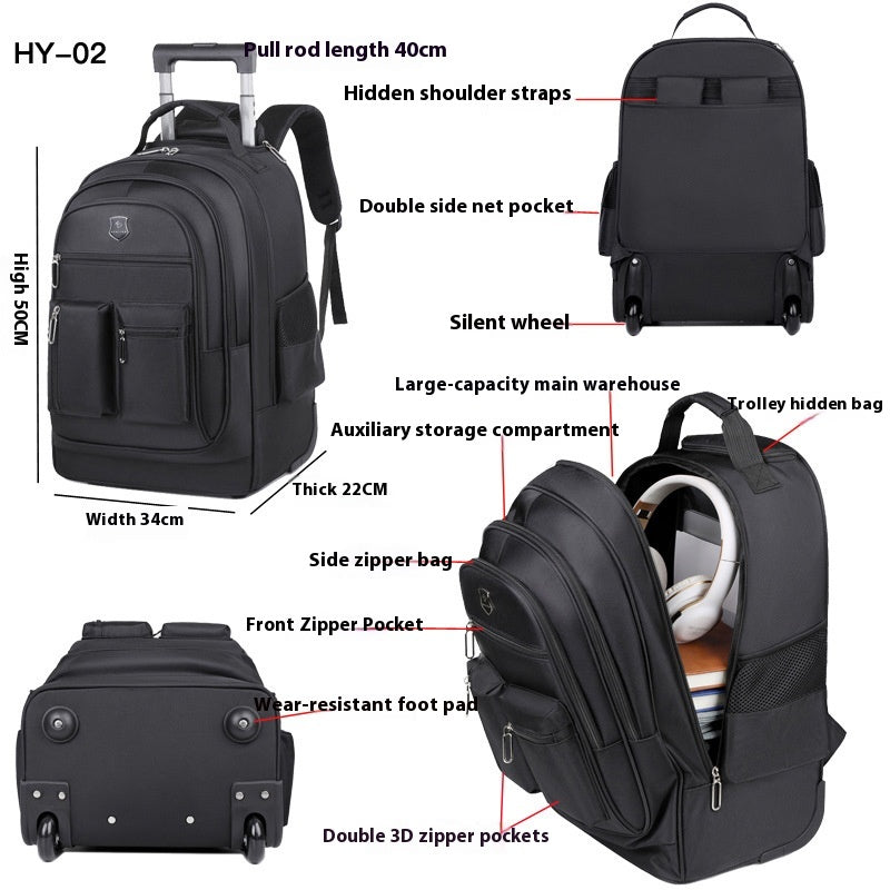 Trolley Rucksack Ultraleicht – Grosses Volumen