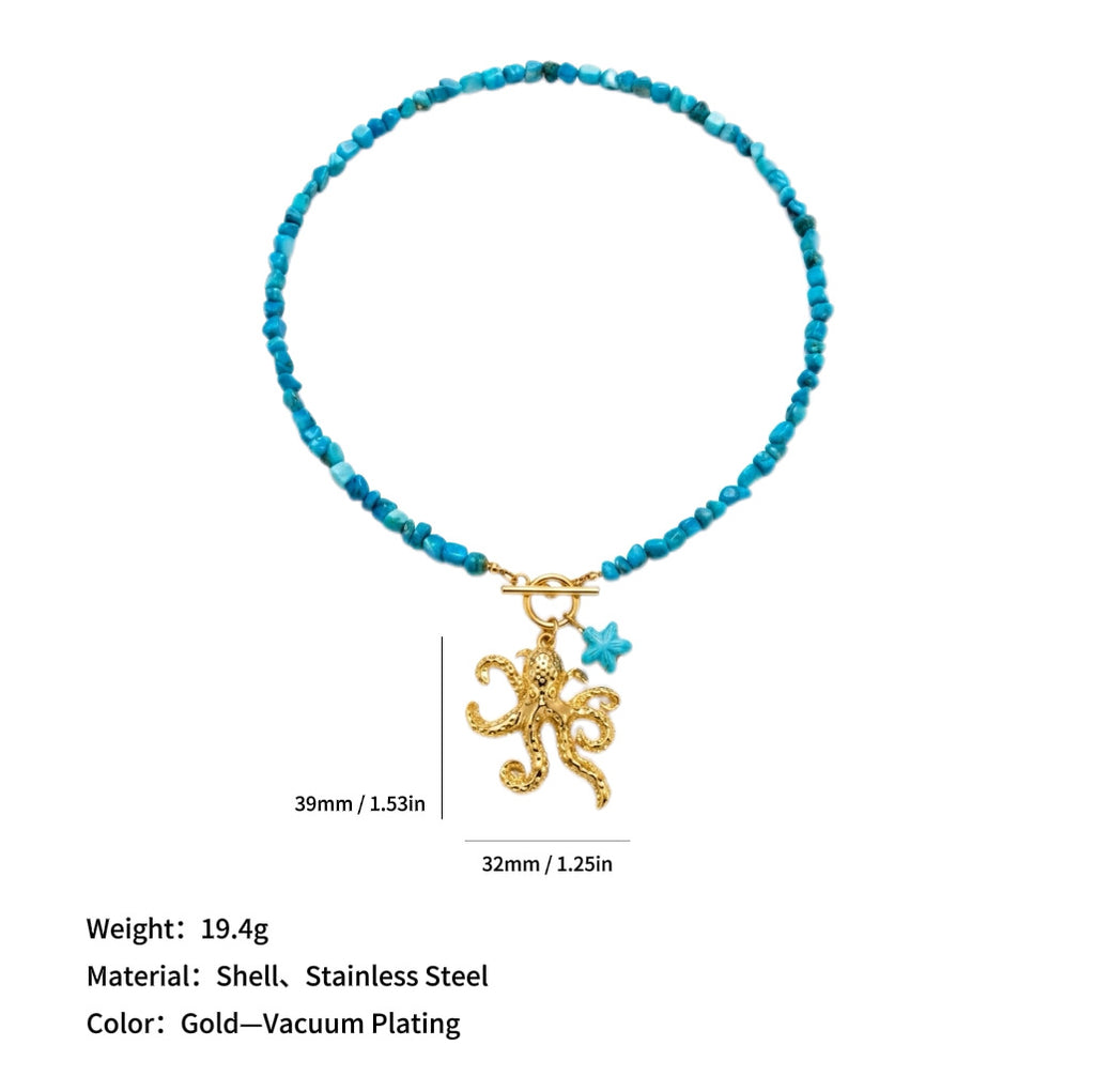Ozean-Pendant Choker