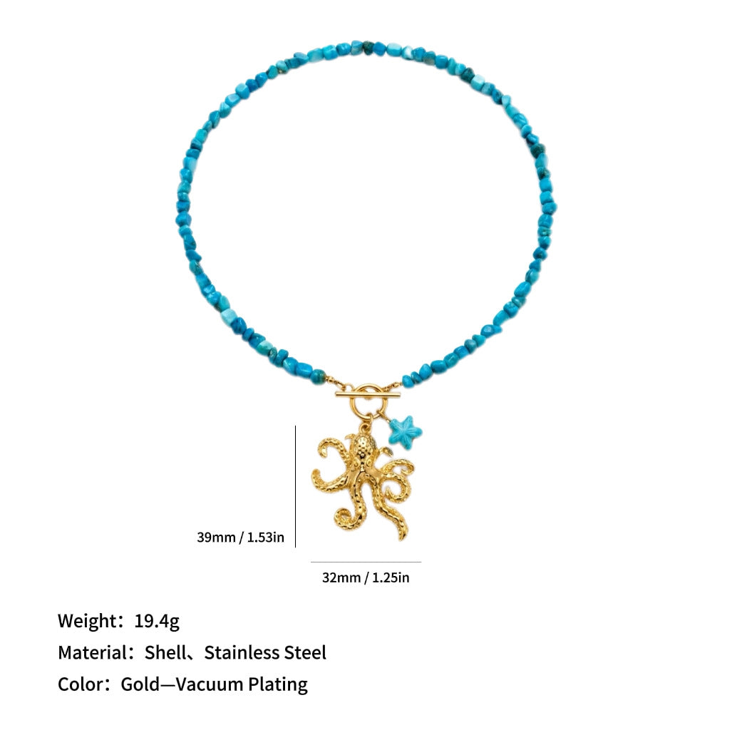 Ozean-Pendant Choker