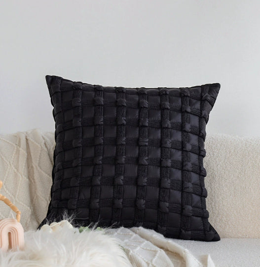 Geometrisches Kissen Schwarz-Weiss – Bild 13 | LuxeStyle