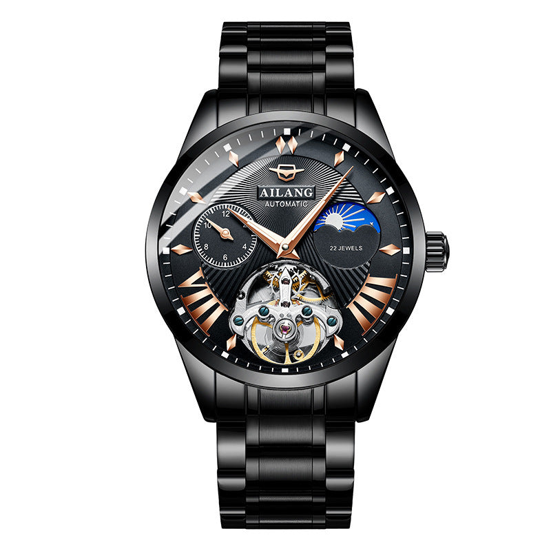 Mechanische Skelett-Herrenuhr mit Automatikwerk | LuxeStyle