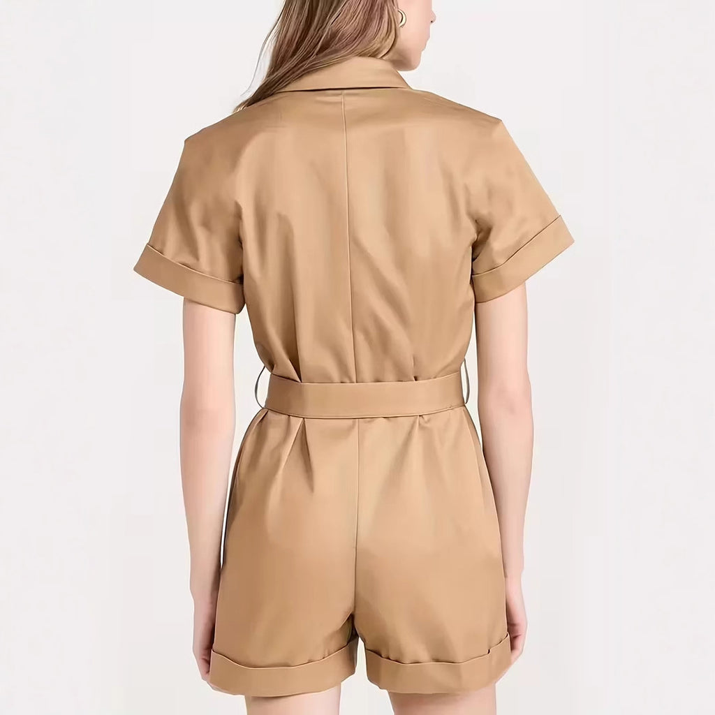 Eleganter Workwear-Jumpsuit mit Gürtel