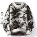 Herren Rollkragenpullover aus Faux Nerz