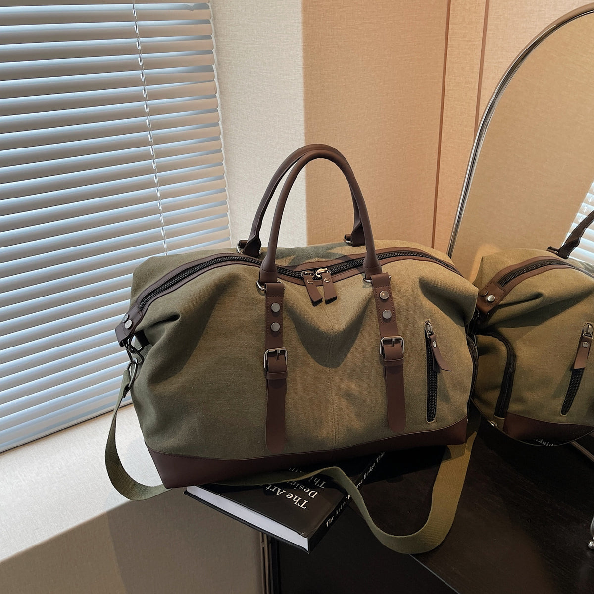Reisetasche Schultertasche aus Canvas | LuxeStyle