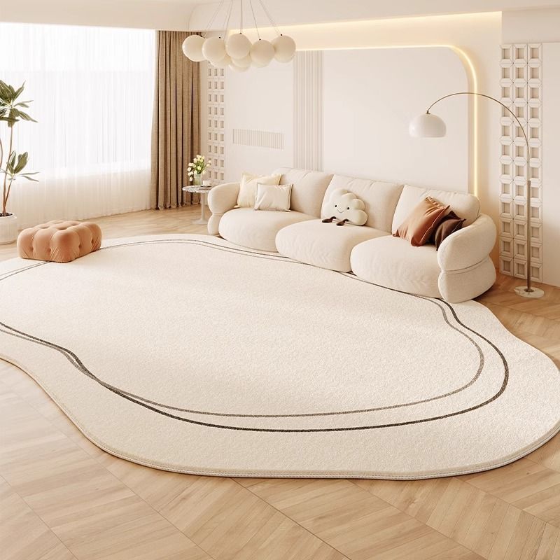 Geometrisches Creme‑Rug aus Polyester – Bild 12 | LuxeStyle