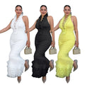 Halter-Abendkleid
