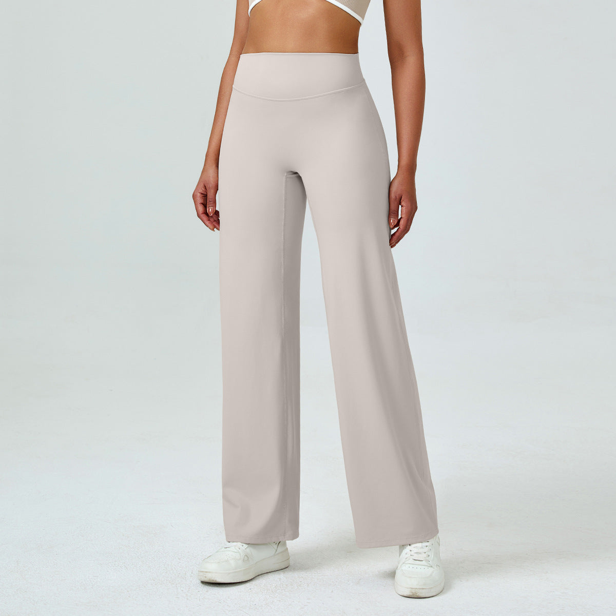 Atmungsaktive Yoga-Hose mit weitem Bein