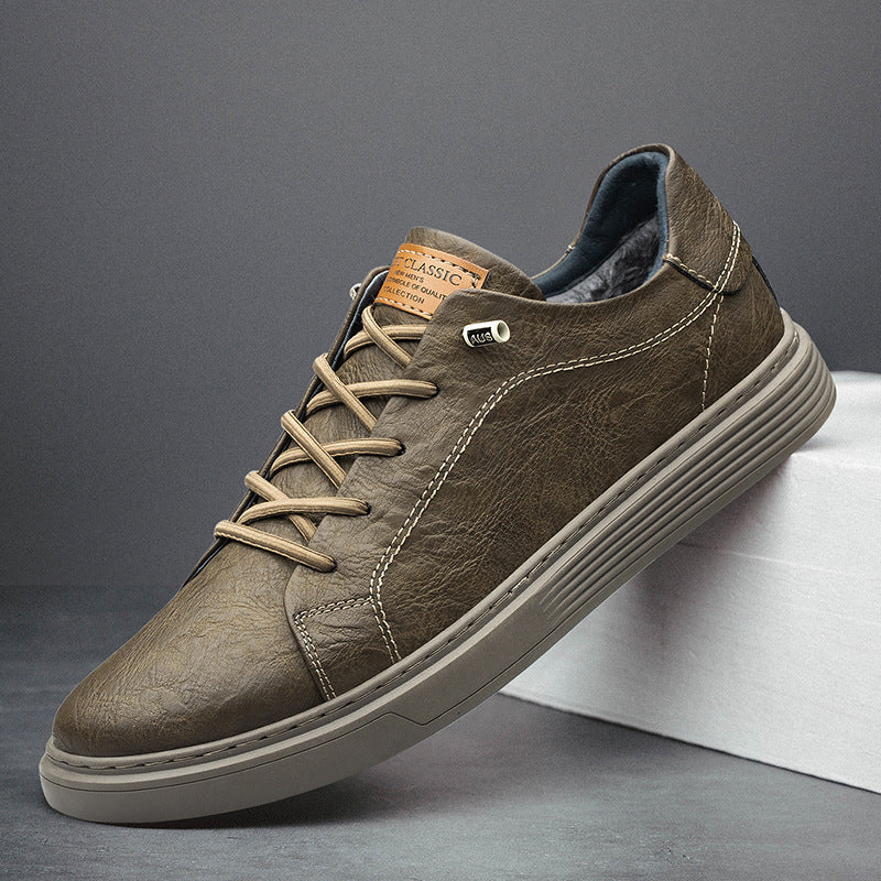 Herren Low-Top Sneaker aus Rindsleder – Bild 6 | LuxeStyle