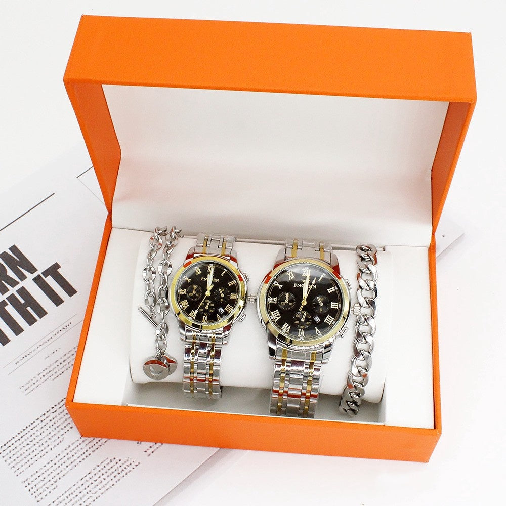 Partneruhren-Set mit Quarzwerk – Bild 2 | LuxeStyle